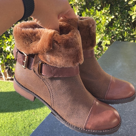 Brand New!! Matt Bernson Leather/Sheerling boots 8.5 - Picture 5 of 5